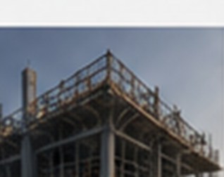 Industrial construction — steel frame facility